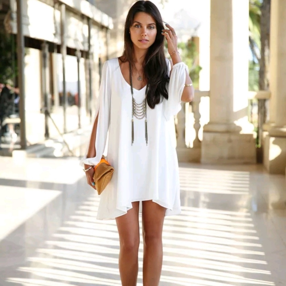 White dress